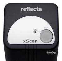 Reflecta xScan control panel