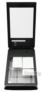 Flatbed film scanner Canon CanoScan 8800F transparency unit: 35mm slides and medium format, large format, pictures