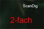 Vergleich 1-fach / 2-fach Scan